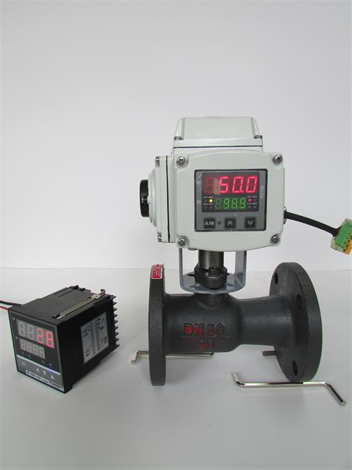 PLC温控器球墨铸铁电动球阀执行器