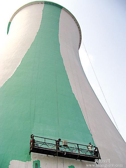 80米冷却塔刷涂料公司