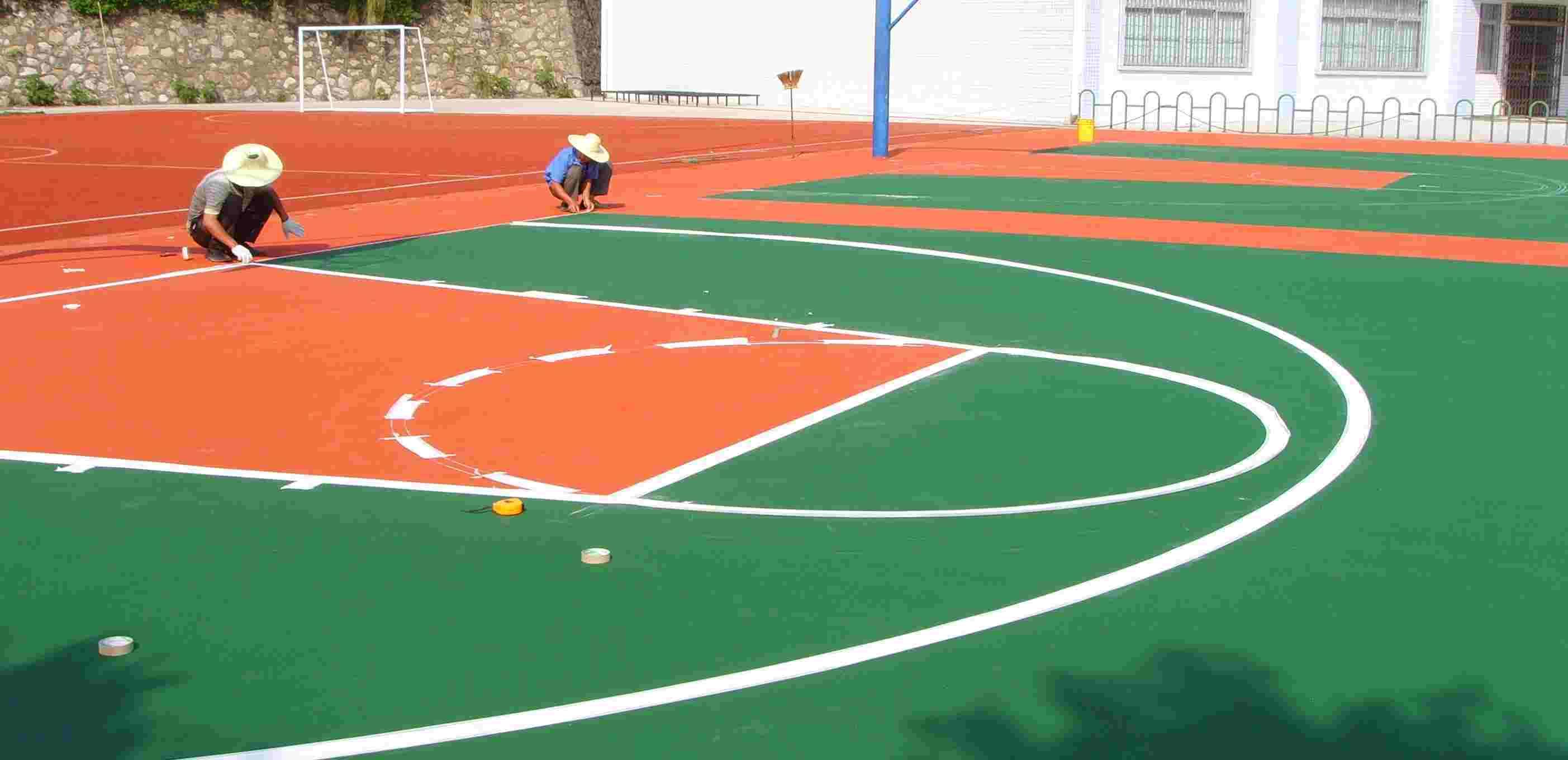 冬季室内硅pu球场施工 硅pu材料批发 优质硅pu篮球场设计改造