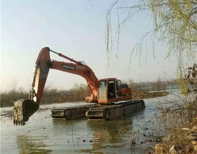 荆州周边水陆挖掘机出租服务