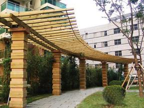 陕西塑木廊架