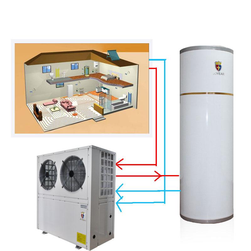 家用低温空气能采暖，热泵地暖节能御寒冬