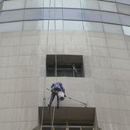 台州市大厦玻璃幕墙清洗