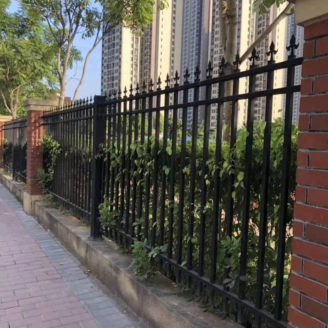 佛山防攀爬操场围栏花园尖头围墙栏杆广州透景围墙护栏