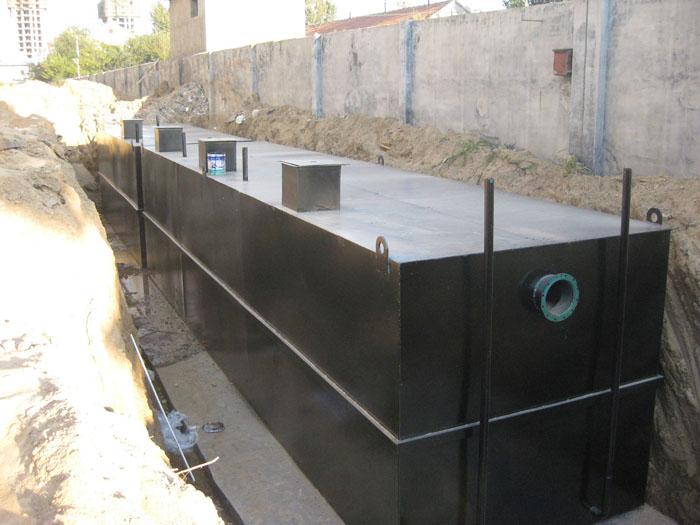 广东地埋式一体化污水处理设备工程 生活污水处理项目安装调试