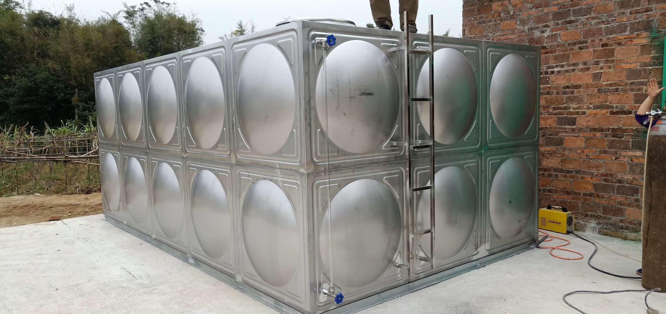 不锈钢方形水箱厂家 焊接消防水箱 方形保温水箱304价格