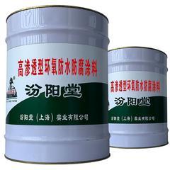 高渗透型环氧防水防腐涂料，具有保护作用，耐寒等特性