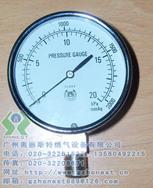 原装台湾FKI压力表0-10KPA,0-1000mmh20,台湾FKI微压膜合盒表