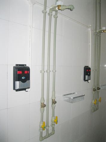 洗澡计费系统澡堂IC卡水控机,淋浴计时刷卡节水器