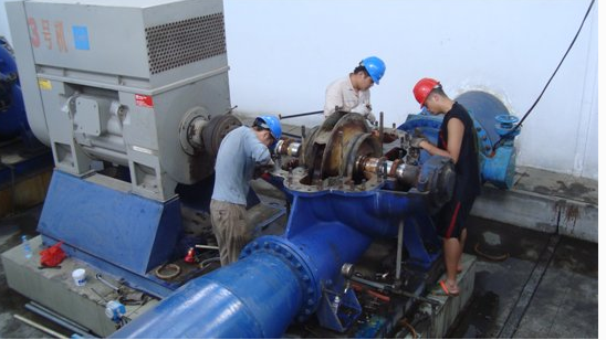 合肥水厂水泵维修及配件更换