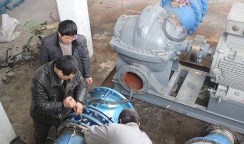 合肥水厂水泵维修及配件更换