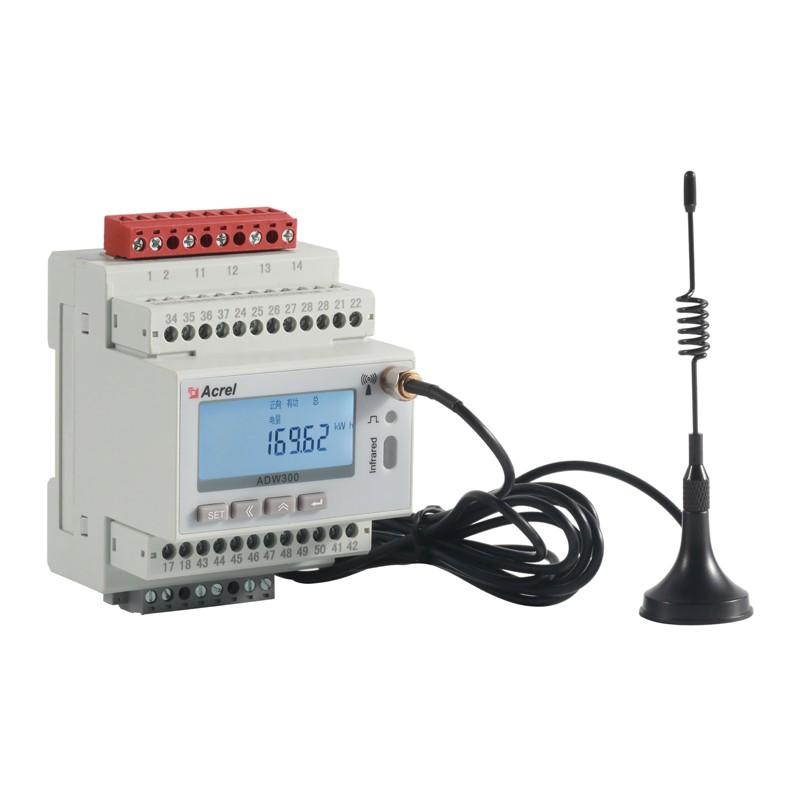 导轨式智能电表ADW300W/T 4路温度测量