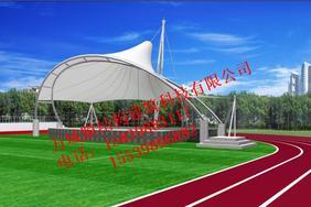 郑州舞台膜结构罩棚，膜结构舞台工程设计，张拉膜厂家