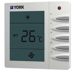 YORK约克APC-TMS2100DA带遥控液晶温控器