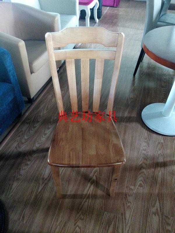 餐厅实木椅子 水曲柳实木椅 松木餐椅 橡胶木餐椅