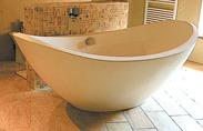 米黄色大理石浴缸MVS026