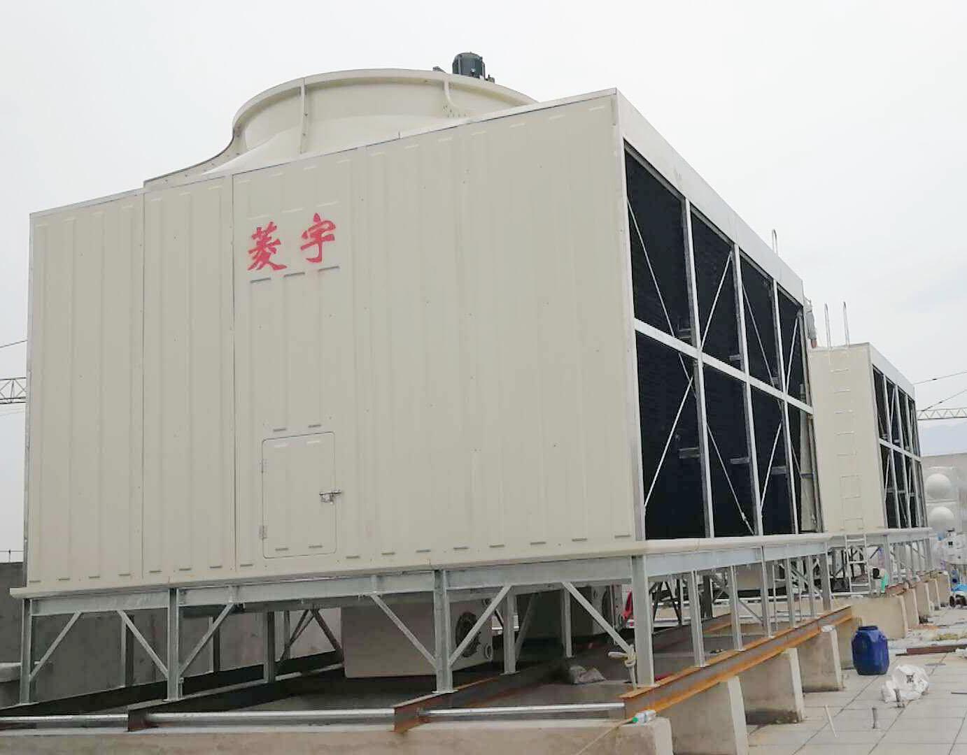 供应北京200T菱宇方形横流冷却塔