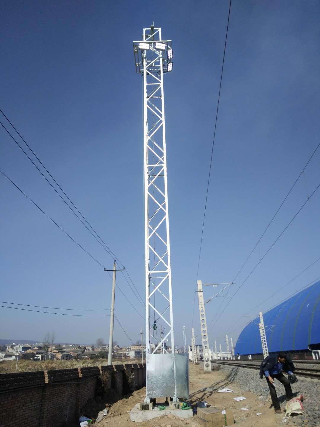 供应25.5米城市广场SDT升降式投光灯塔