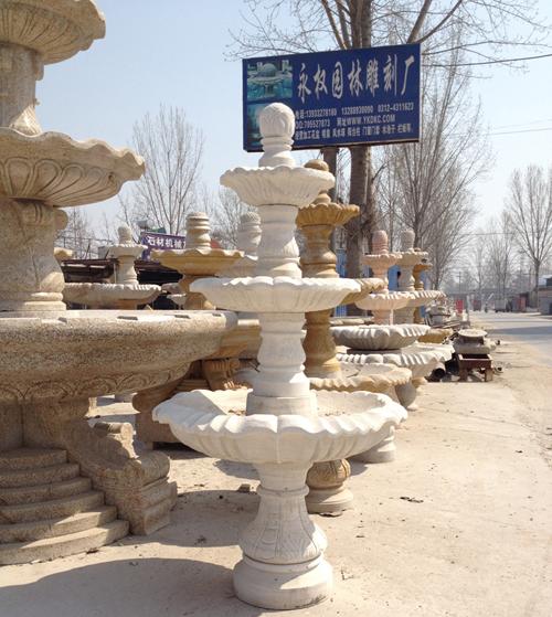 多层喷泉雕塑