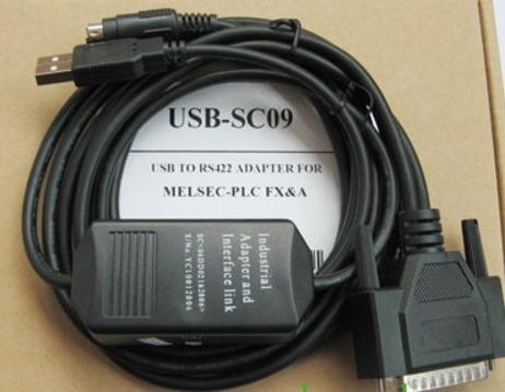 成都西门子PLC编程线，成都三菱PLC编程线，三菱SC-09,USB-SC09