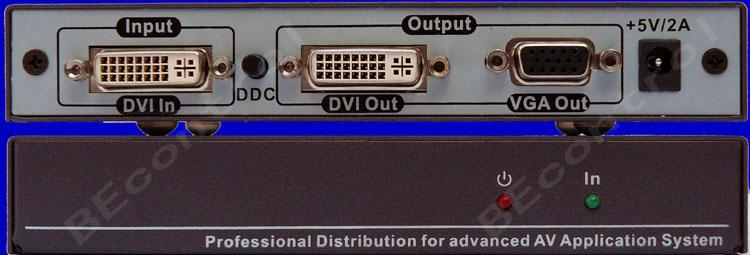 DVI-D转VGA转换器 DVI TO VGA 北京易控