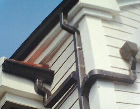 别墅屋檐排水专用铝合金K型天沟落水系统