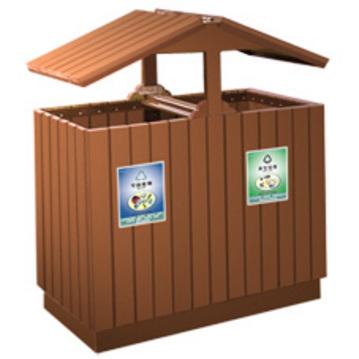 钢木清洁箱钢木垃圾桶钢木分类垃圾桶