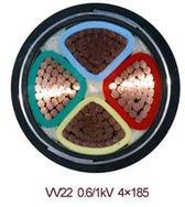YJV22聚氯乙烯电力电缆