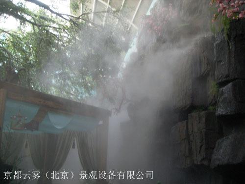 生态园造雾