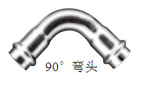 薄壁不锈钢管 不锈钢管件（双卡压式）DN15-DN1200