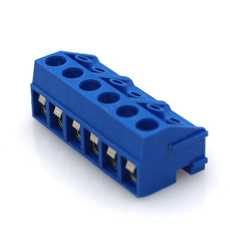 螺钉式蓝色连接器配套对接DG332K-5.0间距插座