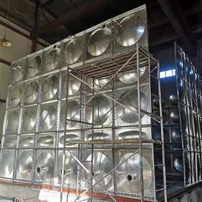 装配式镀锌钢板水箱/镀锌钢板水箱 现场安装