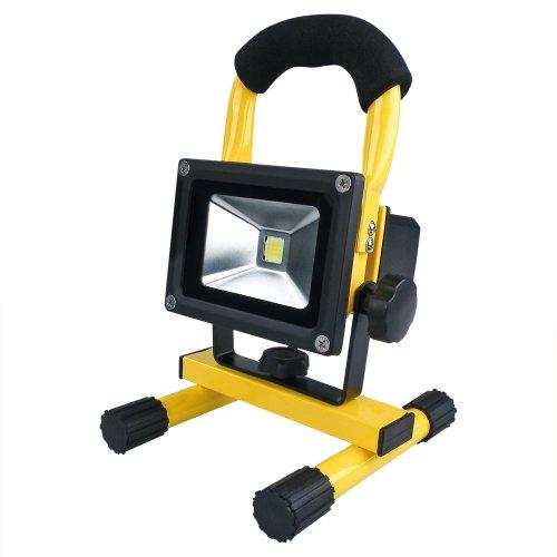 10W Battery floodlight Dimmable/ solar power/ touchable on-off/ PIR/ RGB