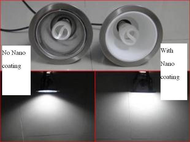 纳米高漫反射涂料喷涂加工LED反光杯 提高出光率