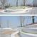 景观项目泰科砼石坐凳现场批筑树池花坛打样工程
