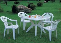 塑料户外休闲桌椅/广告野餐桌椅