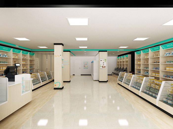 郑州大药房设计不留空白有特色—大药房装修公司