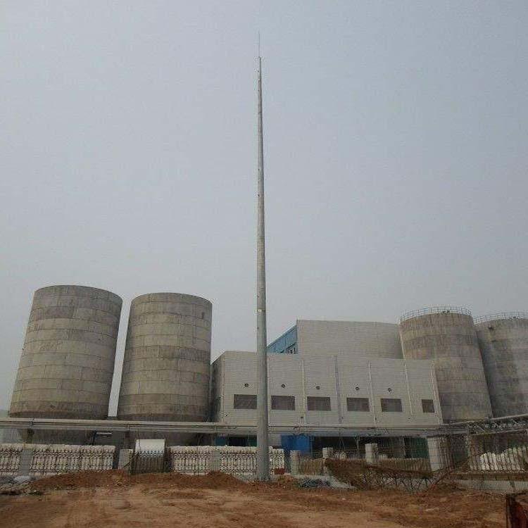 工厂直销15米17米19米20米25米30米GH钢管避雷针塔 