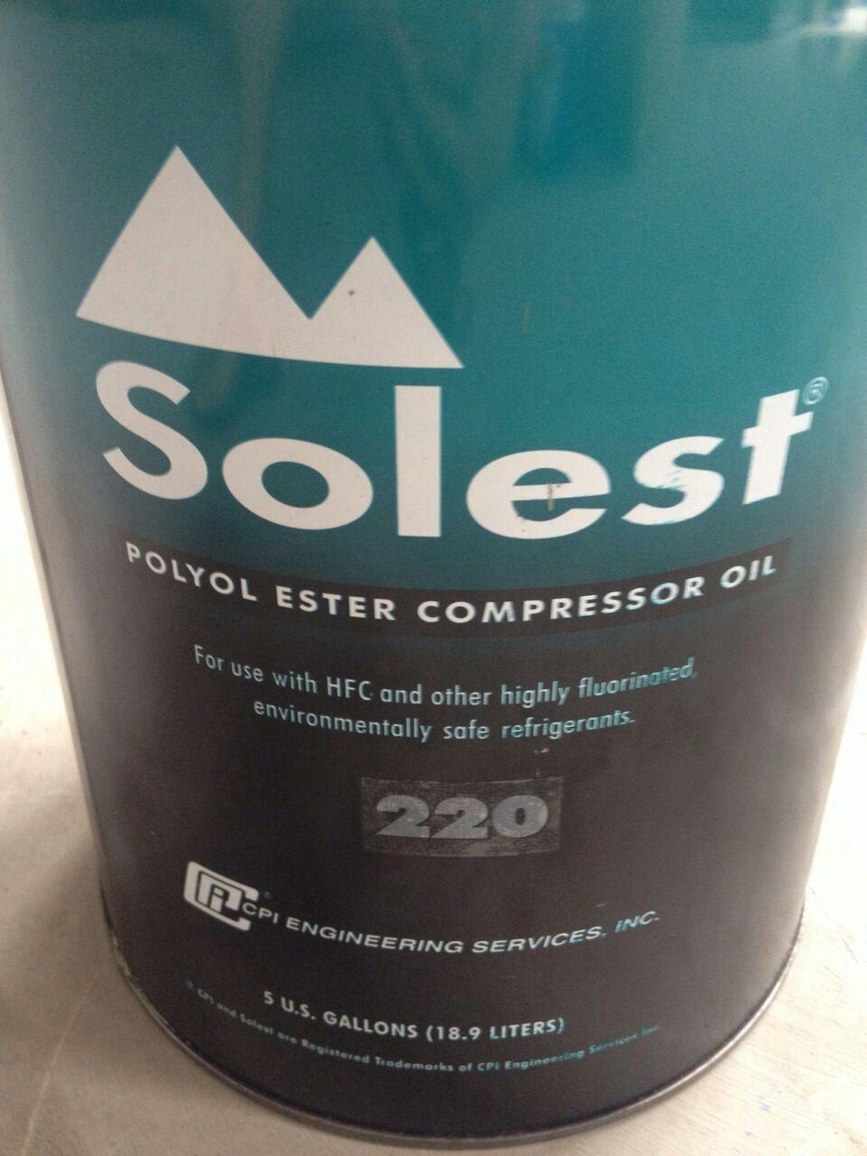 不易氧化性能稳定Solest220冷冻油