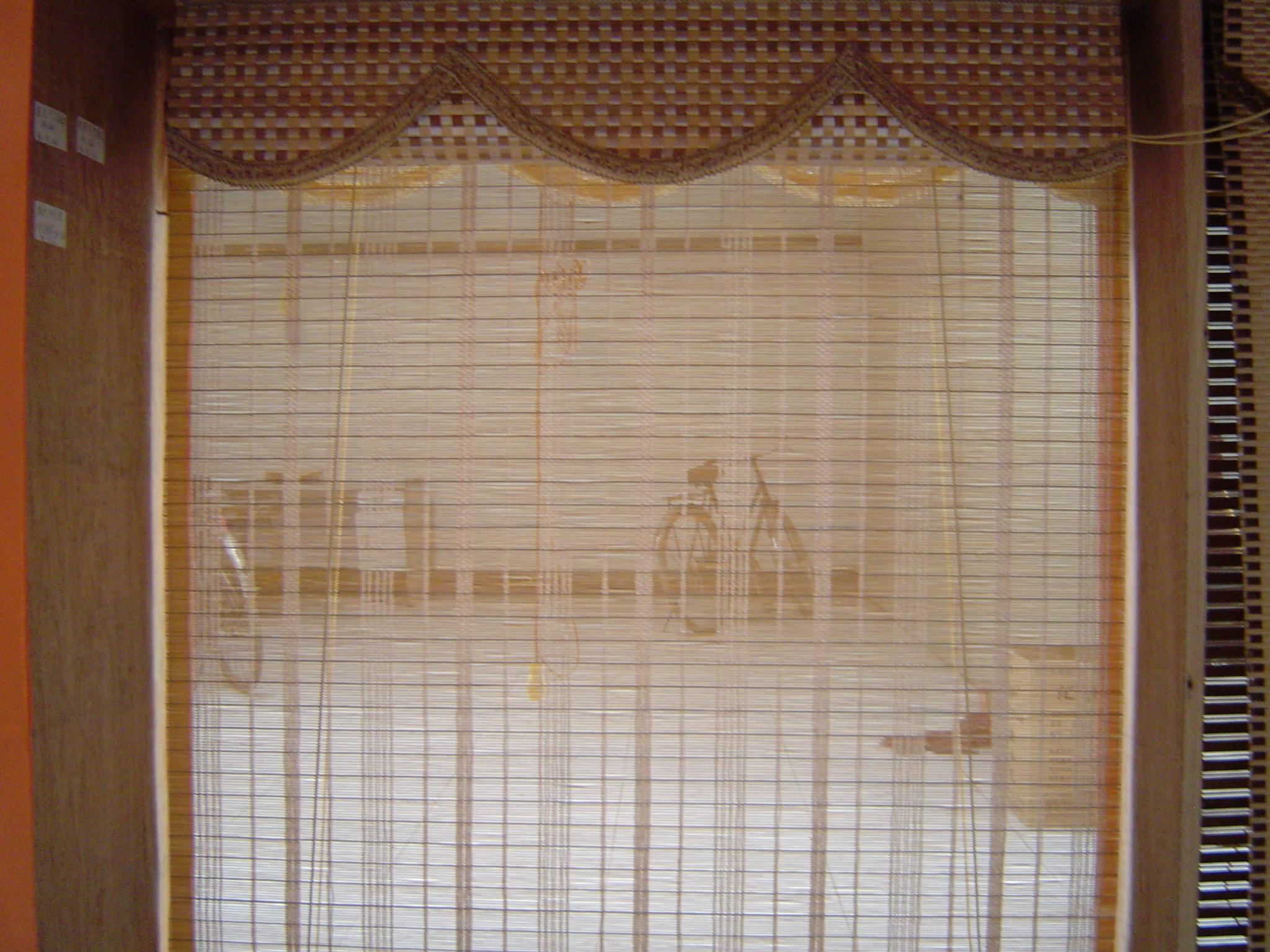 中式风格别墅客厅竹制卷帘图片欣赏- 中国风