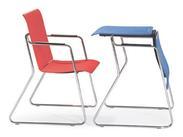 塑料桌椅两用多功能会议椅批发