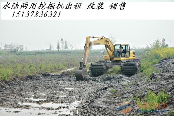 浙江水陆挖掘机   清淤机械  打桩机出租