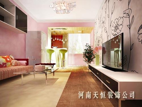 郑州小户型客厅装修设计1小户型装修设计效果图1郑州专业的家庭装饰公司