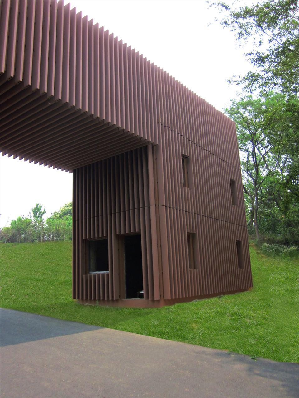 西安塑木挂板厂家生产定做木塑墙面墙板 