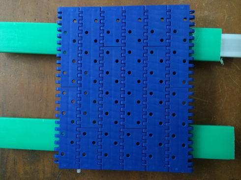 平格蓝色模块塑料网带