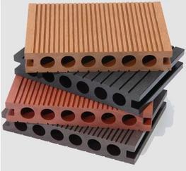青岛木塑地板生产厂家 园林景观圆孔木塑地板 可加工定制