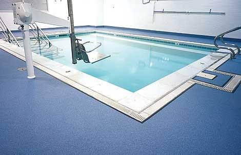 游泳池用防滑PVC地板
