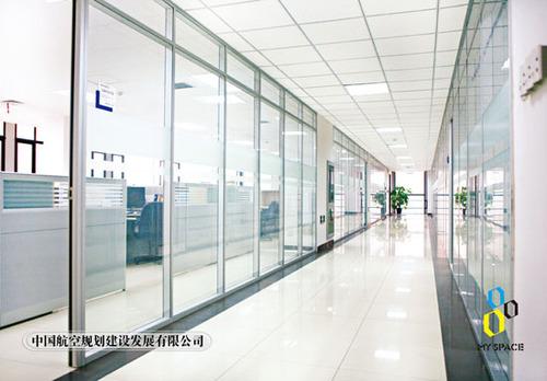 成品隔断、双玻隔断、中空玻璃隔断、上海麦思卑斯成品隔断