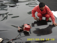 青岛土工膜焊接机,HDPE防渗膜焊接机,HDPE焊条