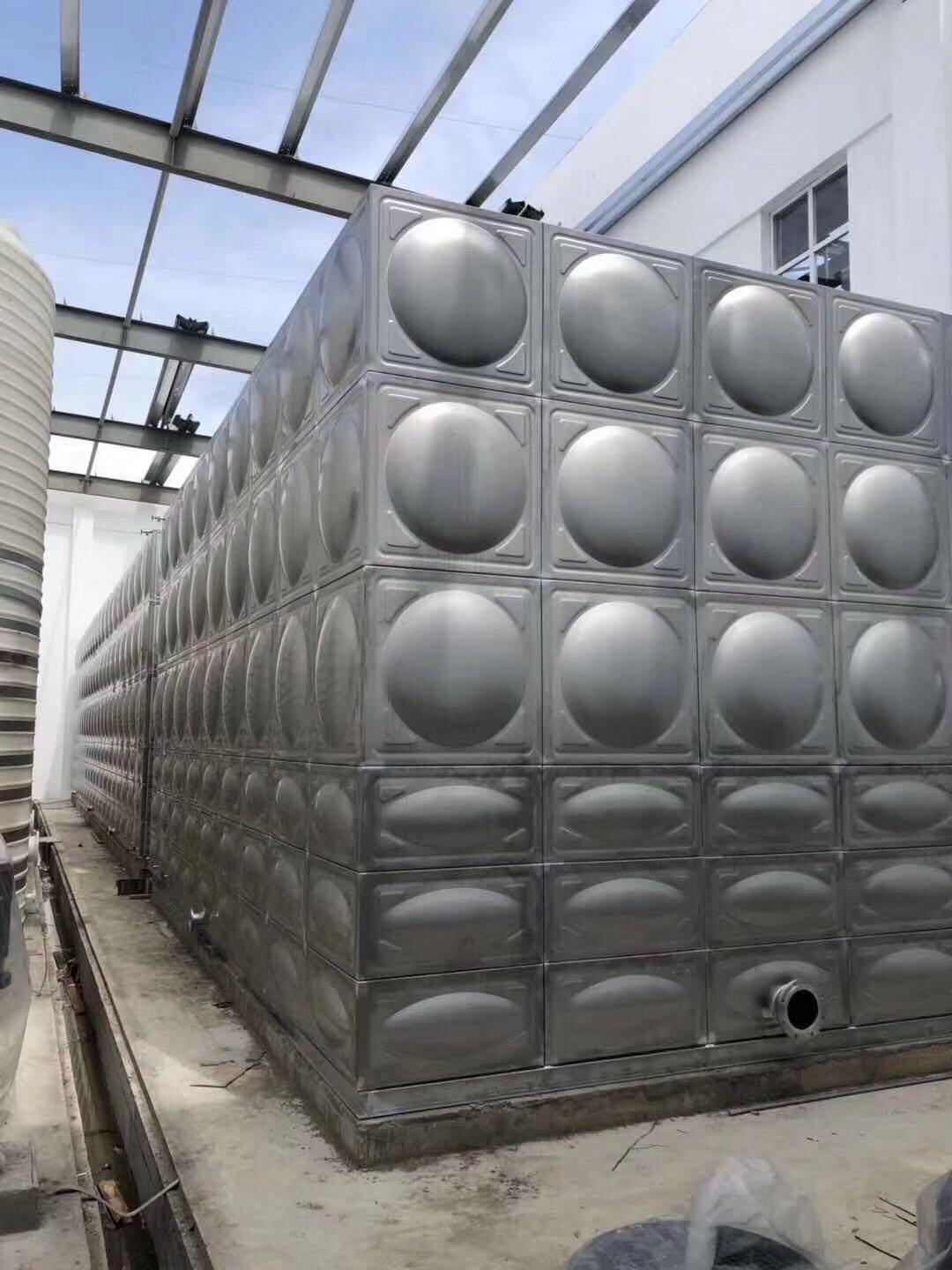 肇庆不锈钢水箱厂家直销 拼接式方形消防水箱304焊接式保温水箱价格